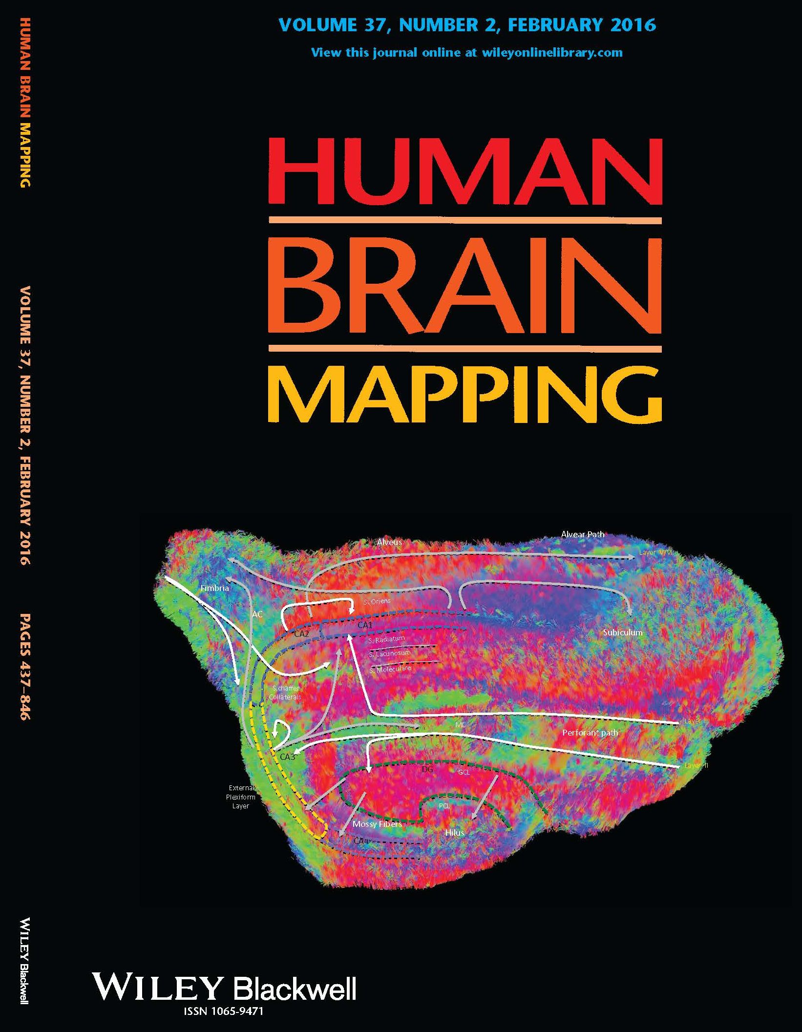 Human journals. Mapping the Human Brain. Brain Mapping.